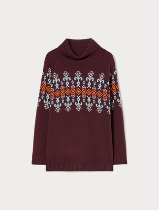 Pullover aus Jacquard-Wolle - Marina Rinaldi