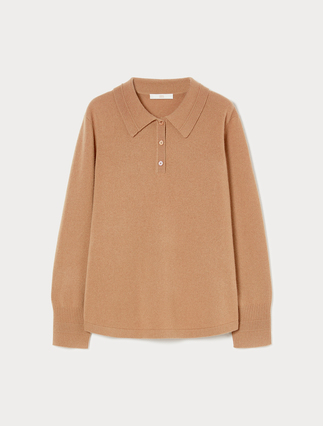 Cashmere polo sweater - Marina Rinaldi