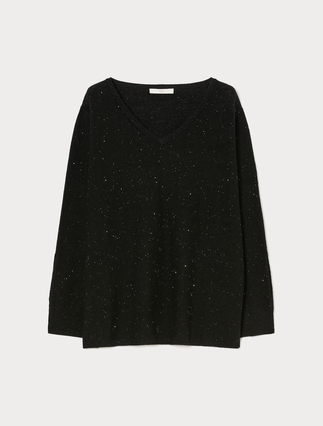 Sequinned wool sweater - Marina Rinaldi