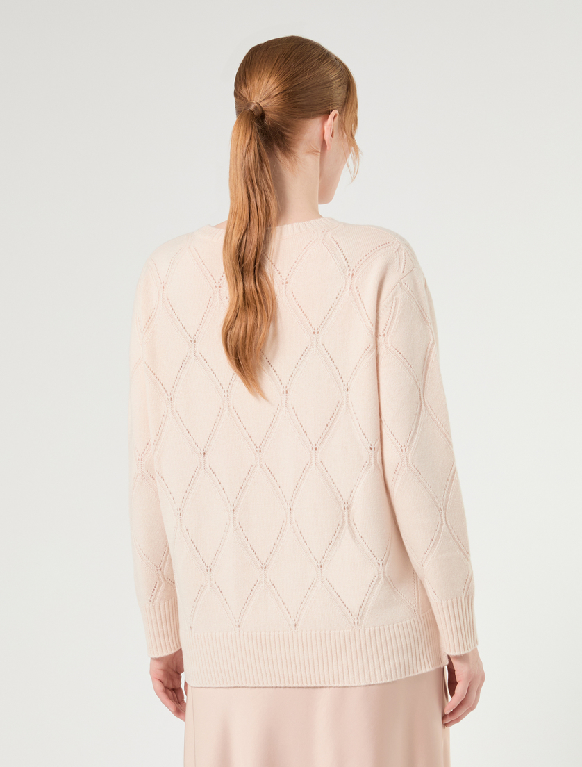 Maglia in lana e cachemire - BIANCO AVORIO - Marina Rinaldi - 4