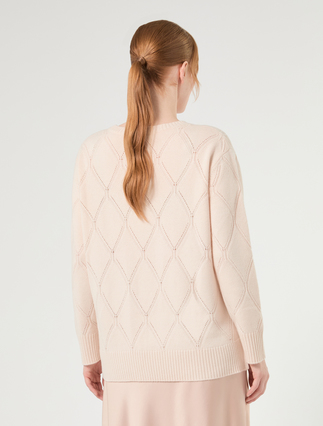 Maglia in lana e cachemire - BIANCO AVORIO - Marina Rinaldi - 4