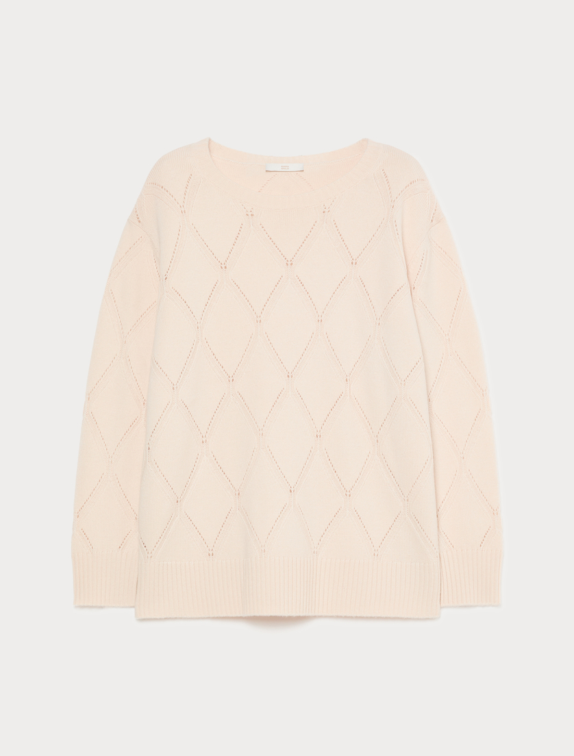 Maglia in lana e cachemire - BIANCO AVORIO - Marina Rinaldi