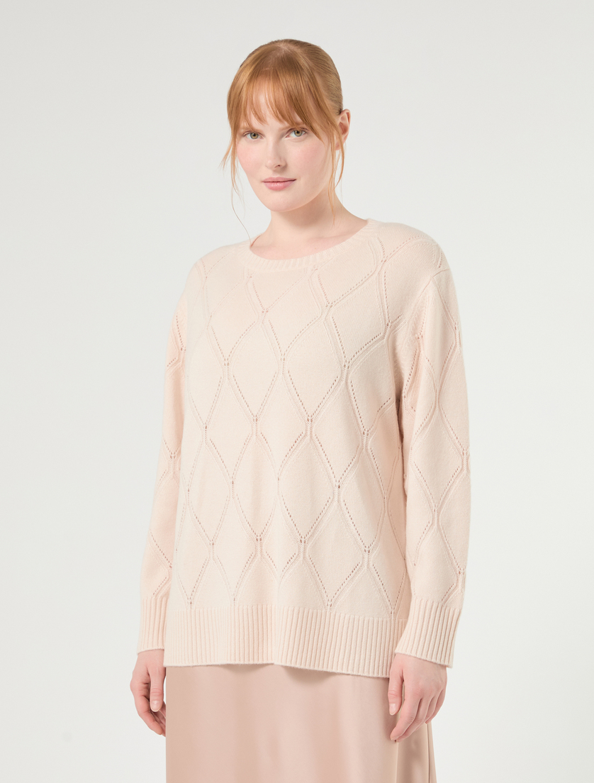Maglia in lana e cachemire - BIANCO AVORIO - Marina Rinaldi - 3