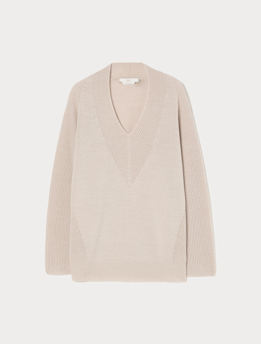 Blown wool-blend sweater - TURTLEDOVE - Marina Rinaldi