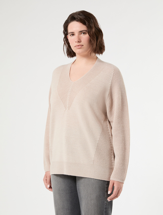 Blown wool-blend sweater - TURTLEDOVE - Marina Rinaldi - 3