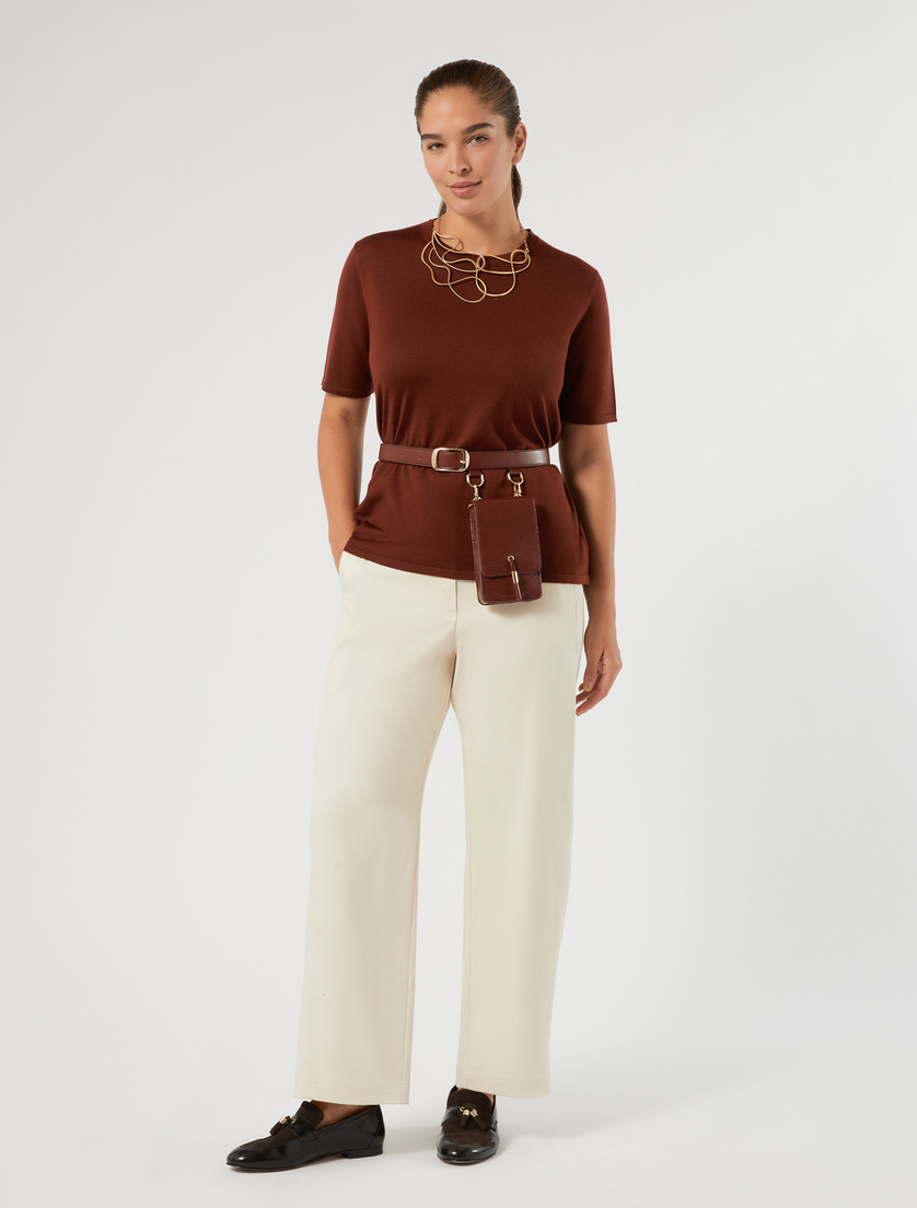 Maglia in pura lana - BORDEAUX - Marina Rinaldi - 2