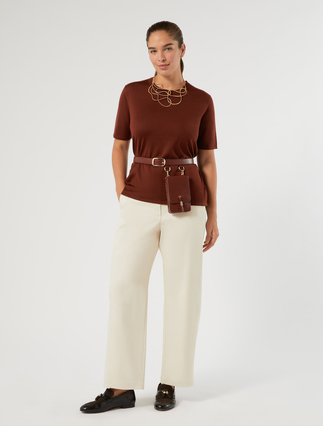 Maglia in pura lana - BORDEAUX - Marina Rinaldi - 2