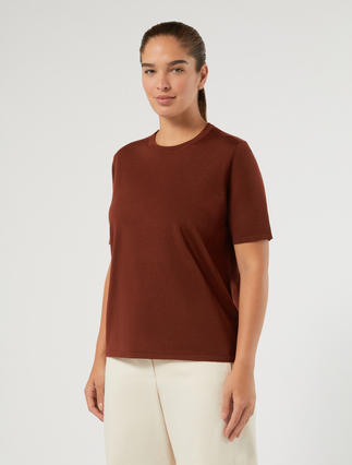 Maglia in pura lana - BORDEAUX - Marina Rinaldi - 3
