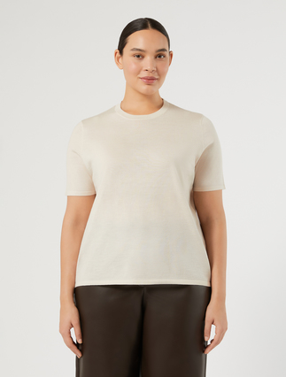 Pullover aus reiner Wolle - SAND