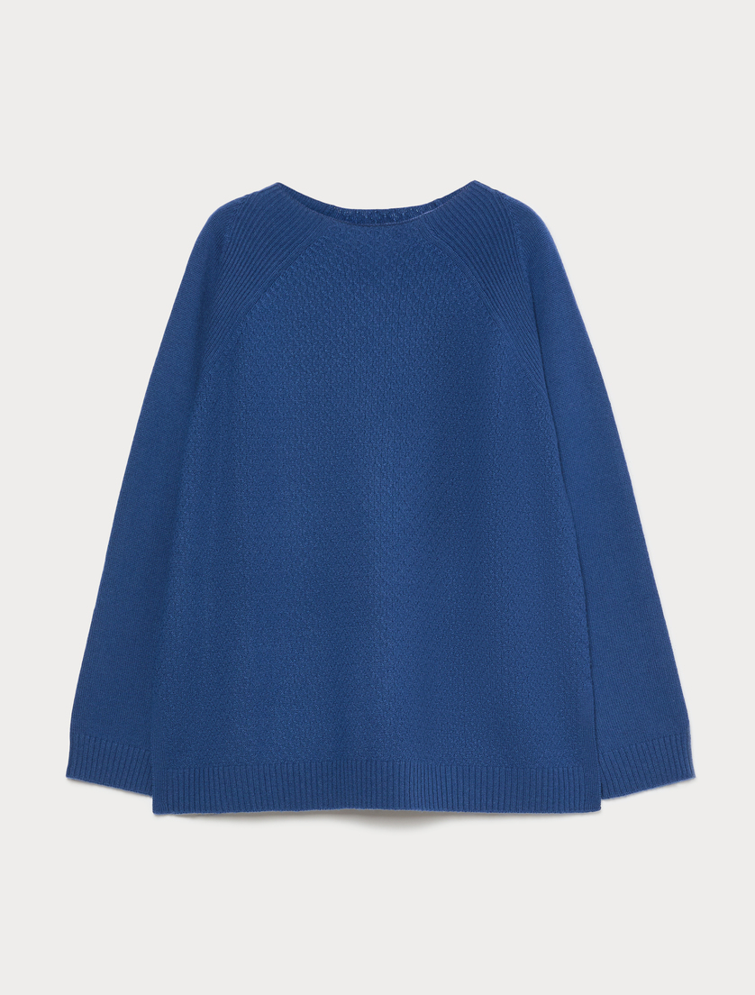 Pull en laine et cachemire - BLEU DE CHINE - Marina Rinaldi