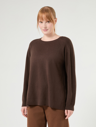 Wool and cashmere sweater - KAKI - Marina Rinaldi - 3