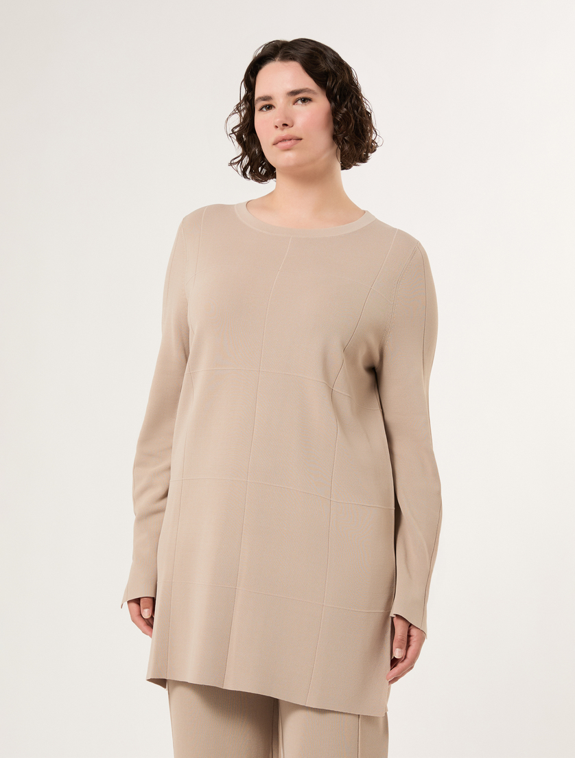 Maglia in viscosa - BEIGE - Marina Rinaldi - 3