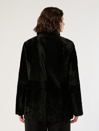 Shearling heavy jacket - BLACK - Marina Rinaldi - 4
