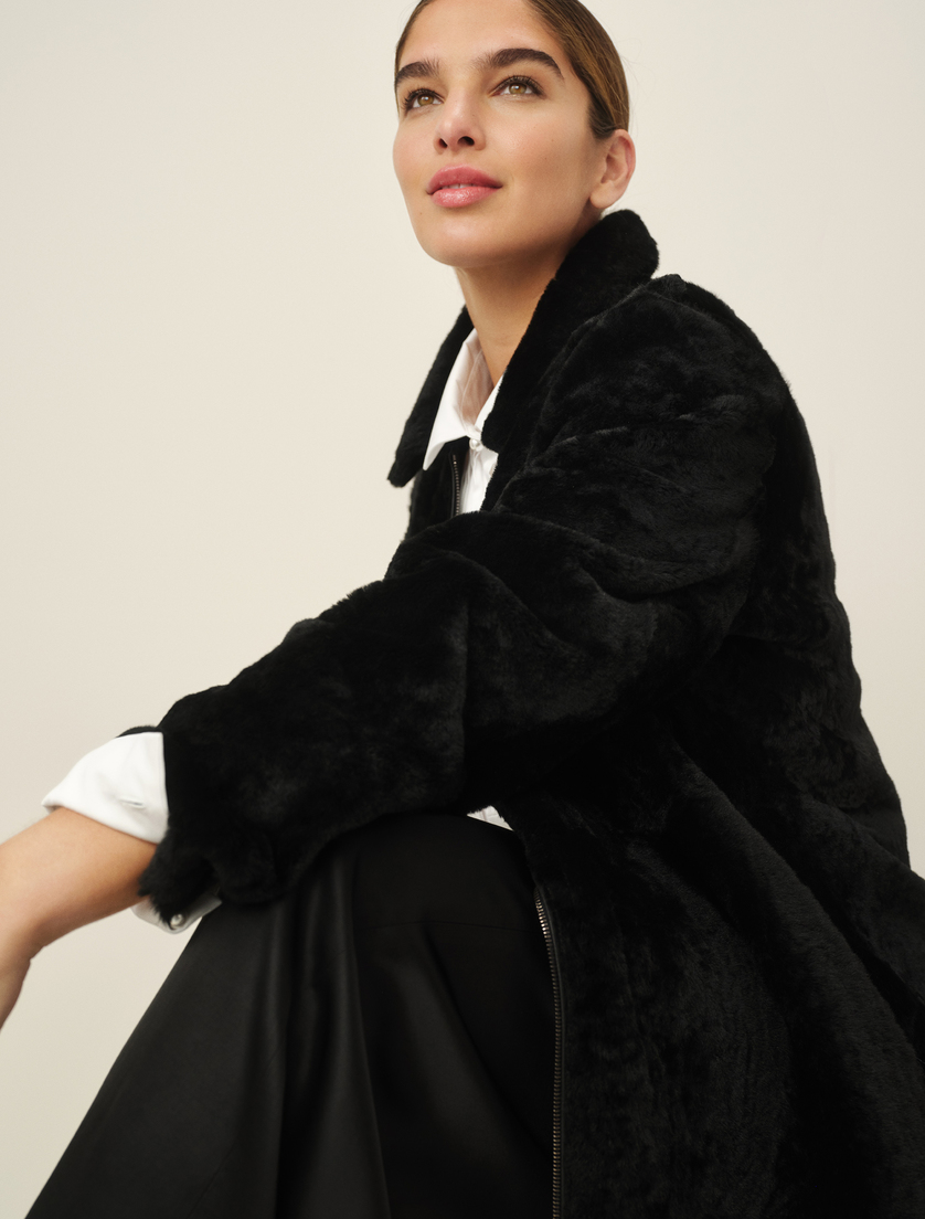 Shearling heavy jacket - Marina Rinaldi