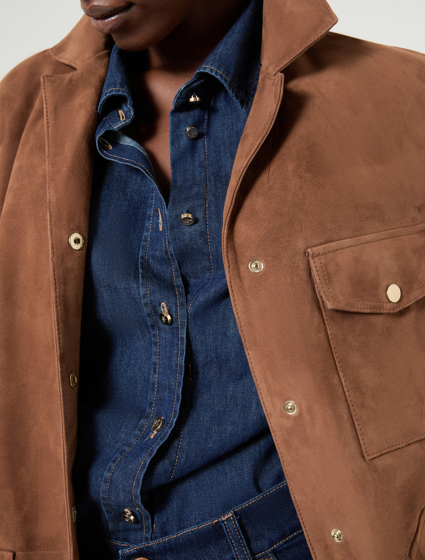 Suede jacket - BISCUIT - Marina Rinaldi - 5