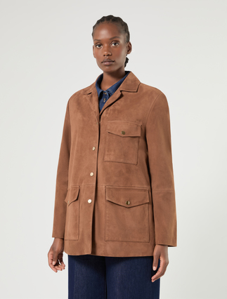 Suede jacket - BISCUIT - Marina Rinaldi - 3