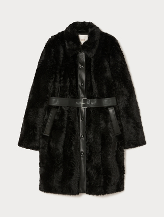 Fluffy-textured heavy jacket - Marina Rinaldi