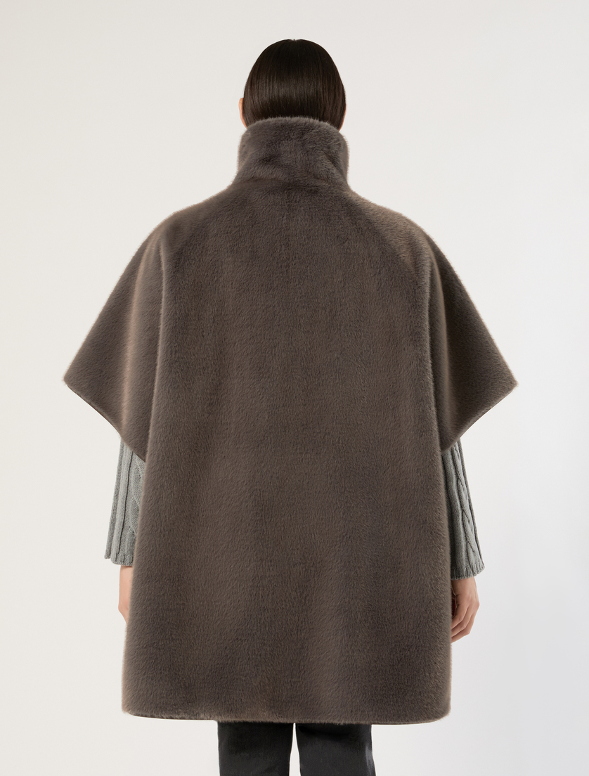 Chaquetón tipo capa reversible - GRIS MEDIO - Marina Rinaldi - 4