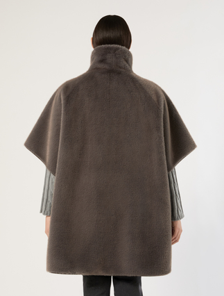 Chaquetón tipo capa reversible - GRIS MEDIO - Marina Rinaldi - 4