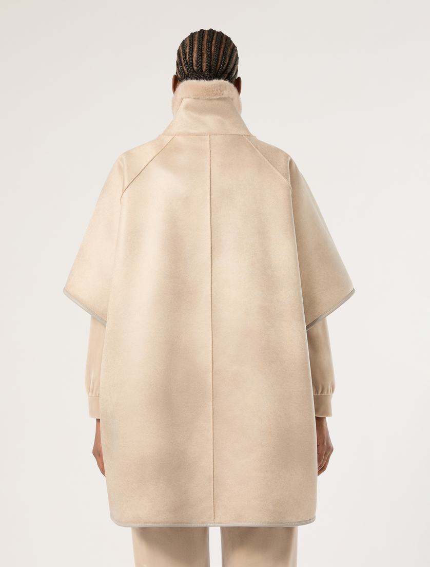 Reversible cape jacket - PEARL GREY - Marina Rinaldi - 6