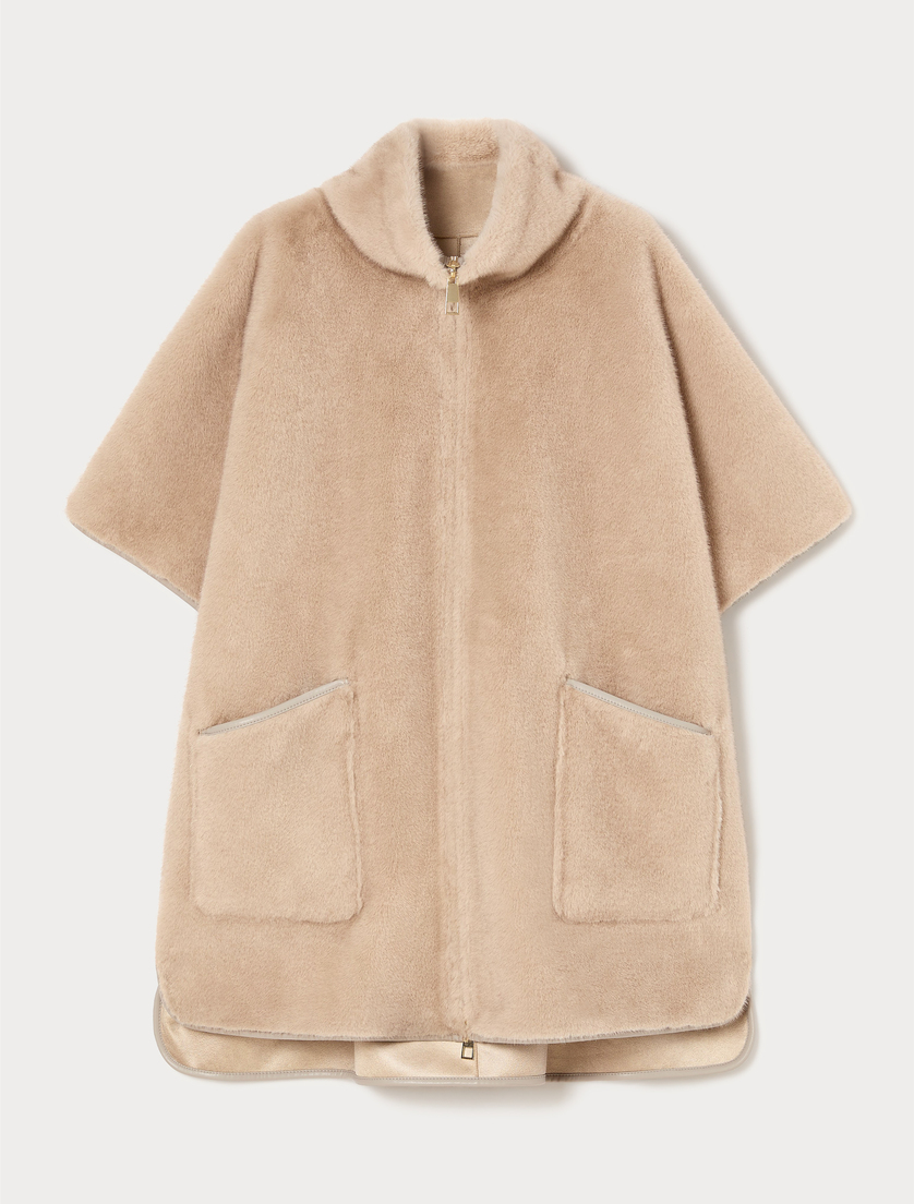 Reversible cape jacket - PEARL GREY - Marina Rinaldi
