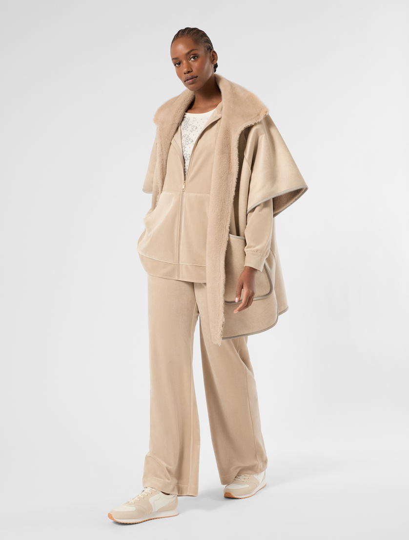 Reversible cape jacket - PEARL GREY - Marina Rinaldi - 2