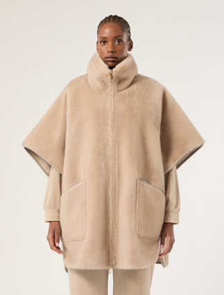 Reversible cape jacket - PEARL GREY - Marina Rinaldi - 3