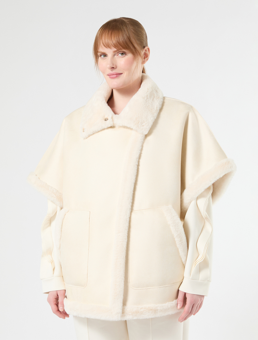 Reversible heavy jacket - IVORY - Marina Rinaldi - 6