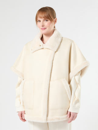 Reversible heavy jacket - IVORY - Marina Rinaldi - 6