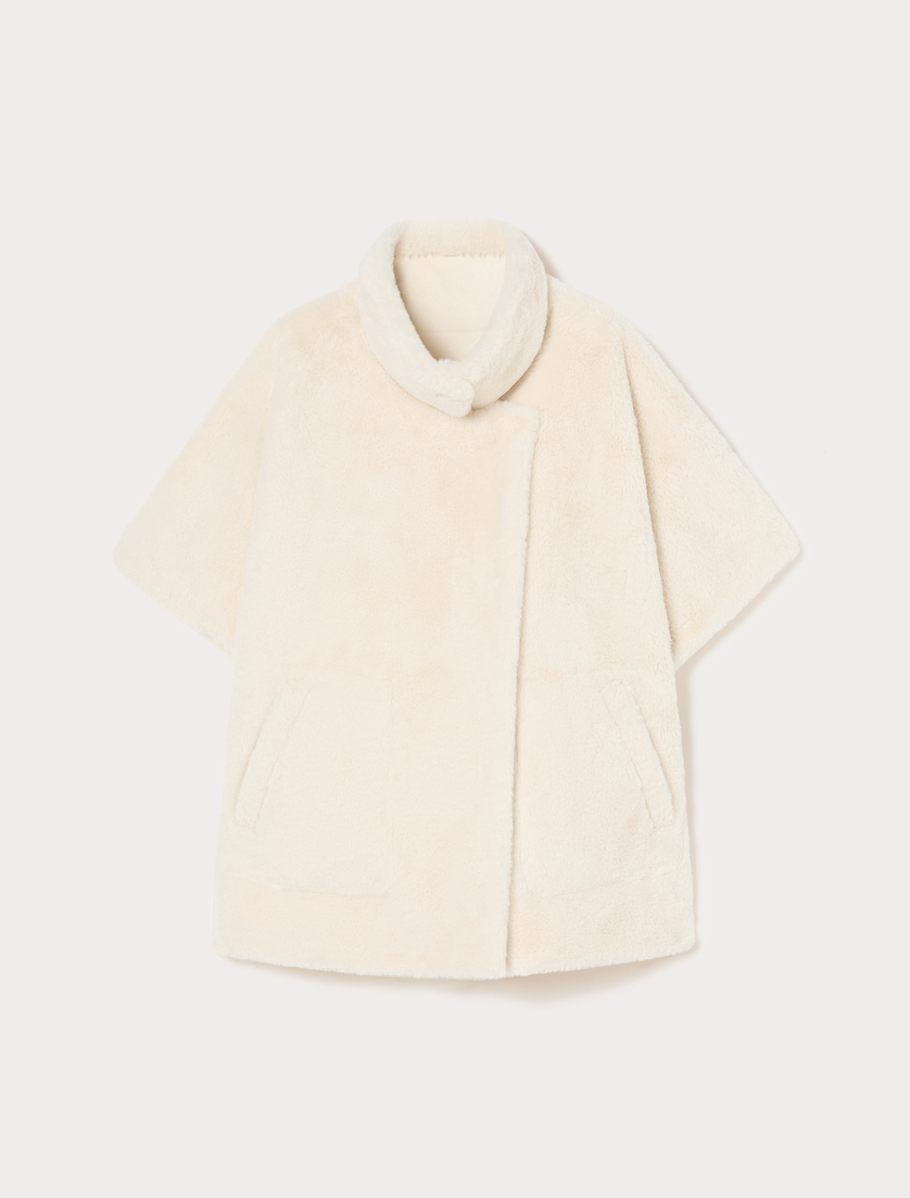 Reversible heavy jacket - IVORY - Marina Rinaldi