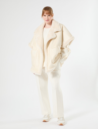 Reversible heavy jacket - IVORY - Marina Rinaldi - 2