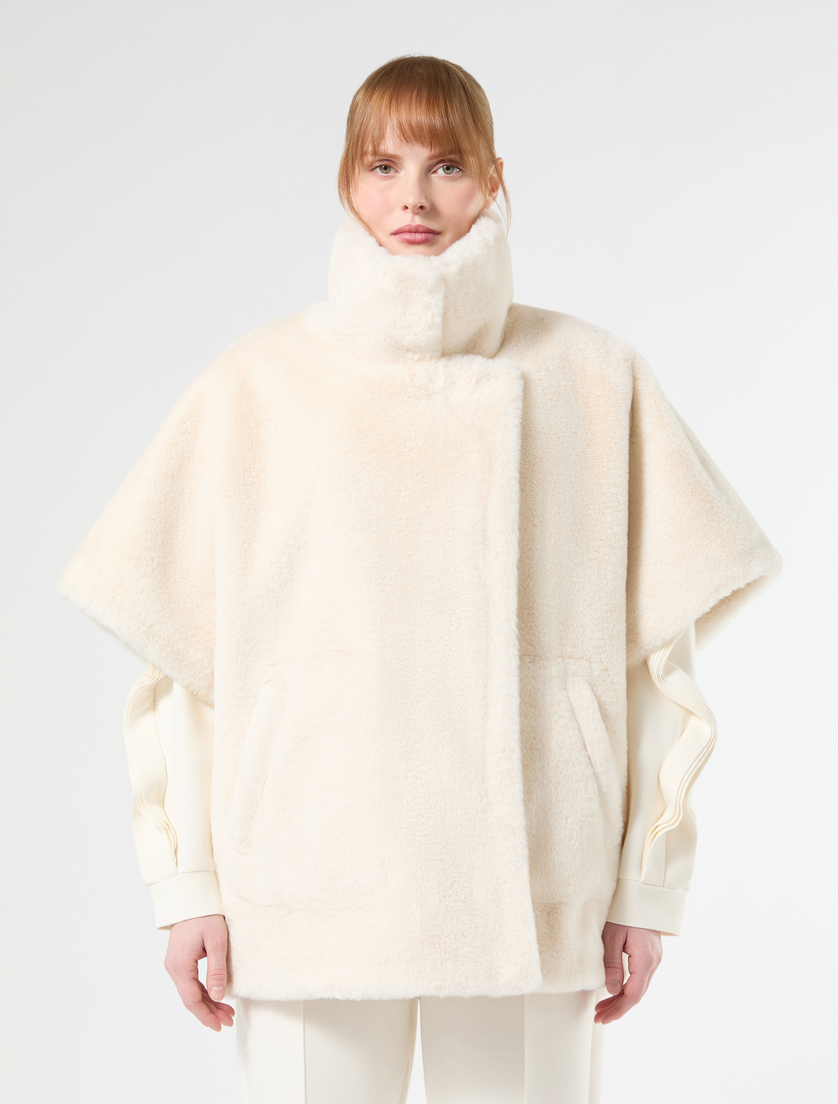 Reversible heavy jacket - IVORY - Marina Rinaldi - 3