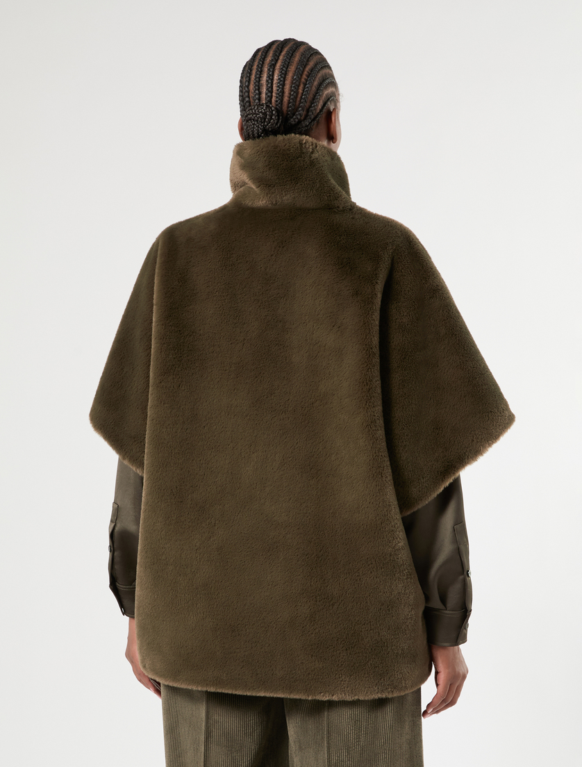 Reversible heavy jacket - OLIVE GREEN - Marina Rinaldi - 4