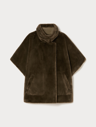Reversible heavy jacket - OLIVE GREEN - Marina Rinaldi - 1