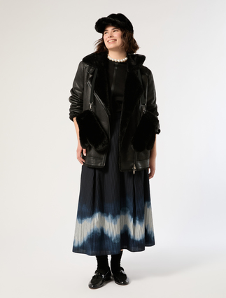 Fluffy-textured heavy jacket - Marina Rinaldi