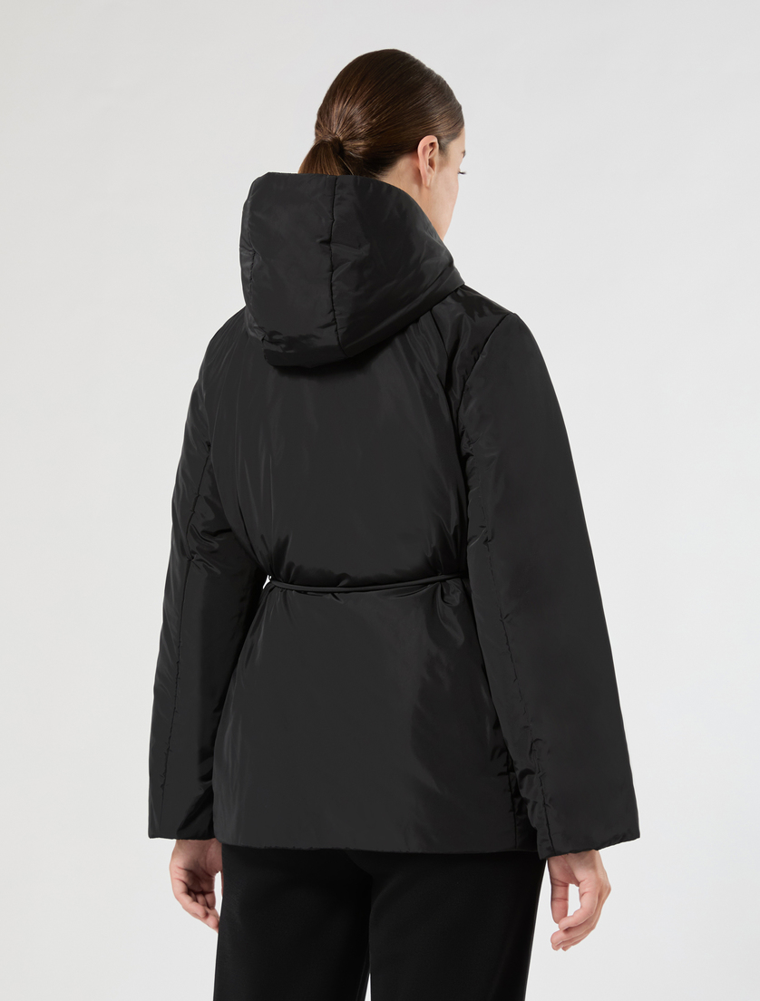 Water-repellent taffeta padded jacket - BLACK - Marina Rinaldi - 4