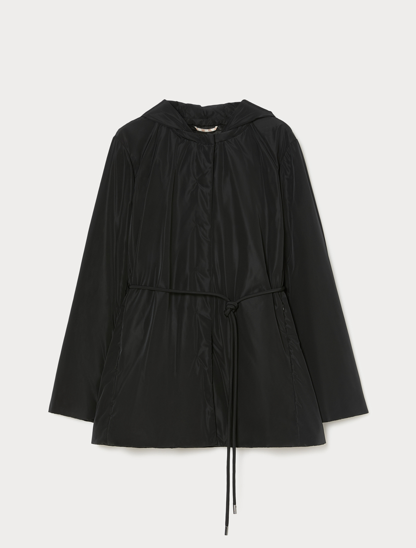 Water-repellent taffeta padded jacket - BLACK - Marina Rinaldi