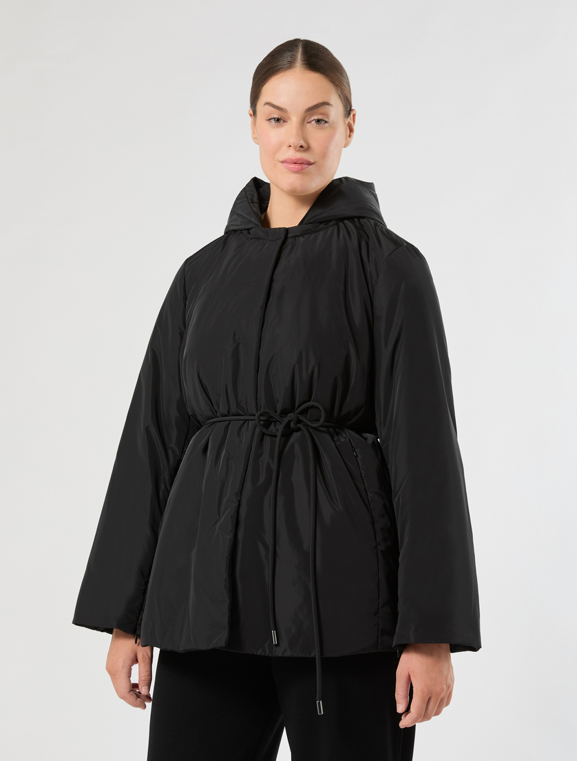 Water-repellent taffeta padded jacket - BLACK - Marina Rinaldi - 3