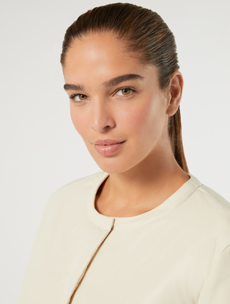 Water-repellent taffeta padded jacket - SAND - Marina Rinaldi - 5