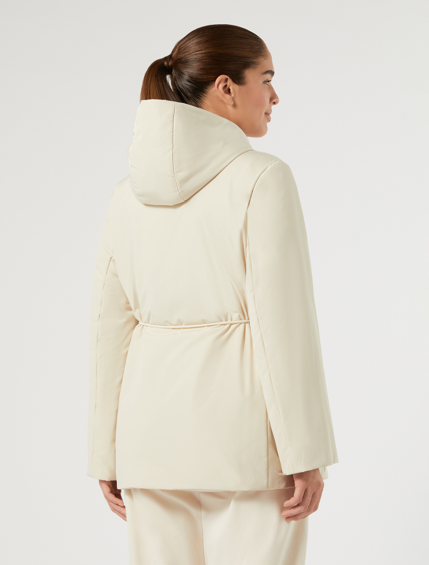 Water-repellent taffeta padded jacket - SAND - Marina Rinaldi - 4