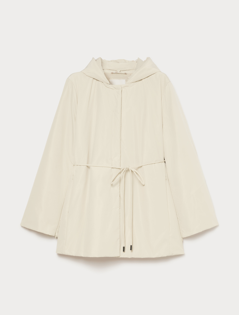 Water-repellent taffeta padded jacket - SAND - Marina Rinaldi