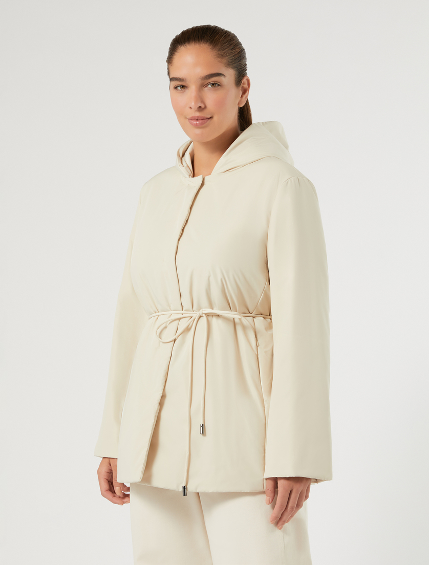 Water-repellent taffeta padded jacket - SAND - Marina Rinaldi - 3