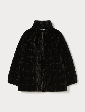 Water-repellent velvet padded jacket - Marina Rinaldi