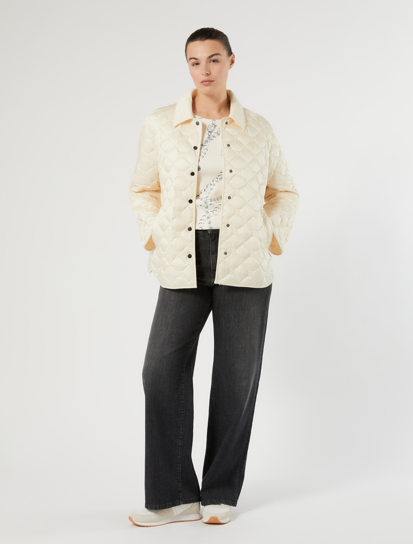 Wattierte Jacke aus changierendem Gewebe - MILK - Marina Rinaldi - 2