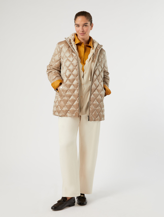 Water-repellent satin down jacket - Marina Rinaldi