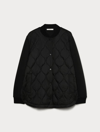 Scuba and nylon jacket - Marina Rinaldi