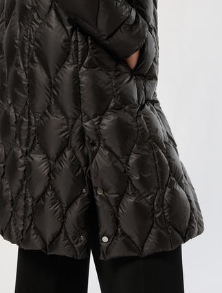 Water-repellent nylon down jacket - BLACK - Marina Rinaldi - 5