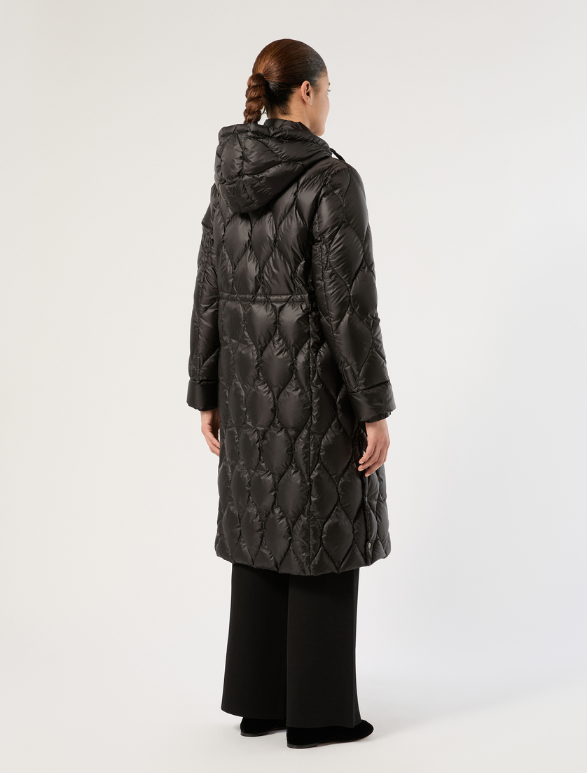Water-repellent nylon down jacket - BLACK - Marina Rinaldi - 4
