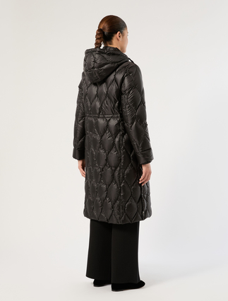 Water-repellent nylon down jacket - BLACK - Marina Rinaldi - 4
