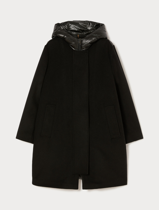 Wool-blend cloth padded jacket - Marina Rinaldi